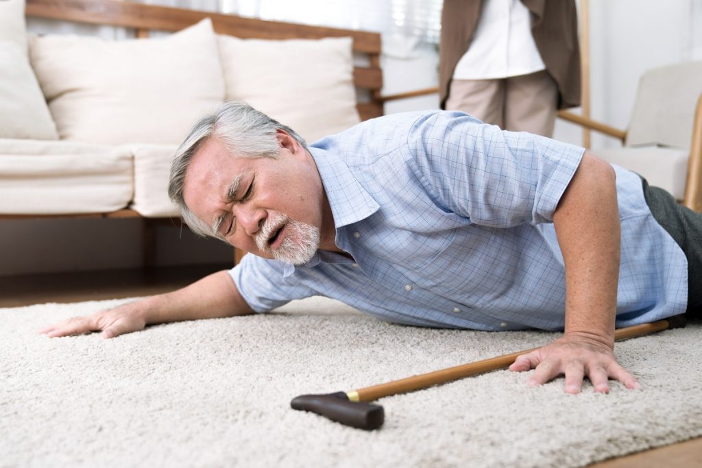 Trouble de la marche et de l'équilibre chute