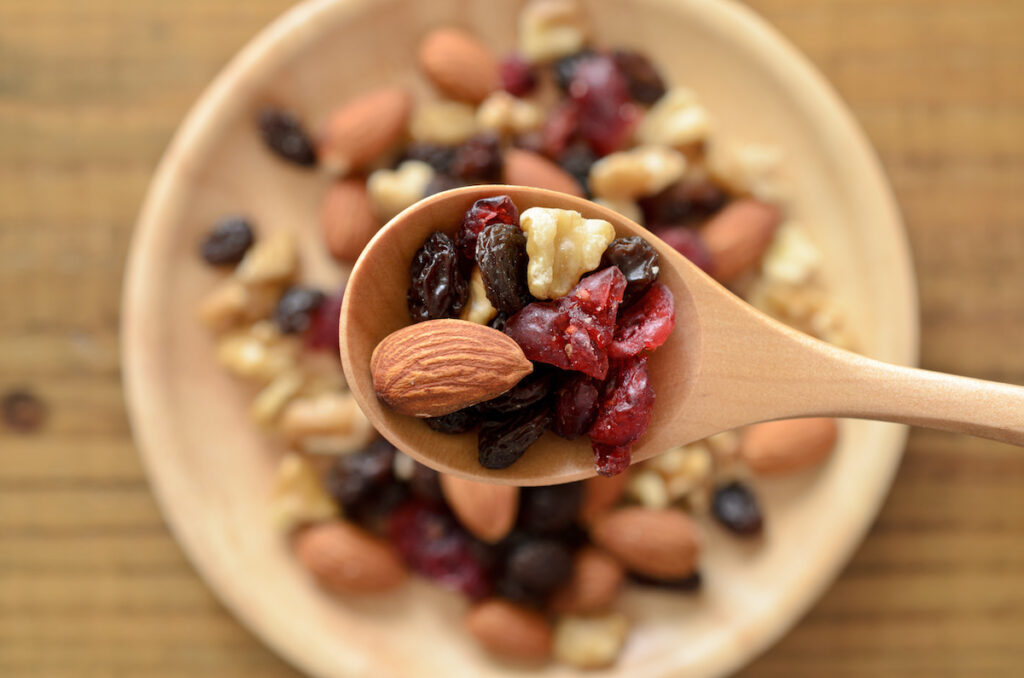 Fruits secs vertus santé